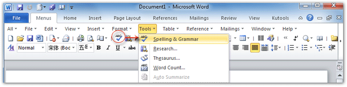 how to check your spelling on microsoft word